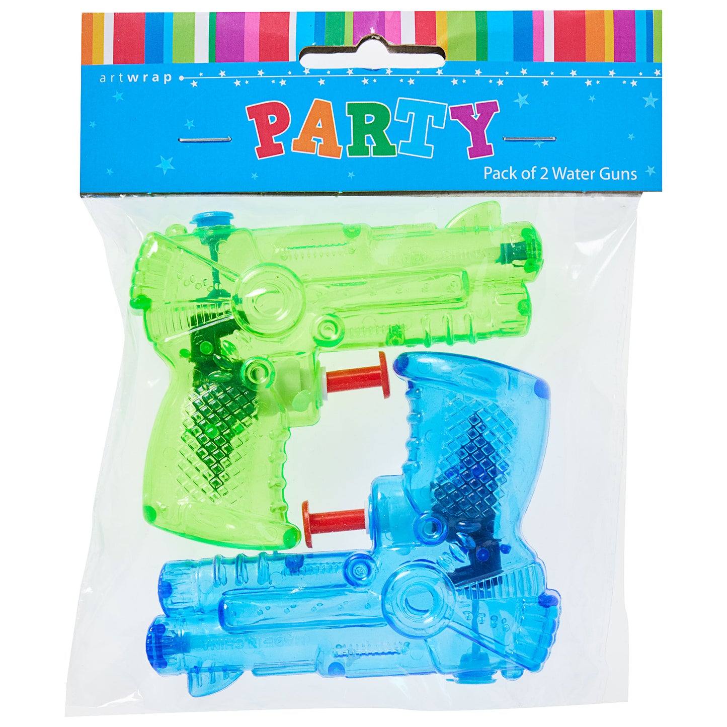 Party Favour Water Gun Large 2pk