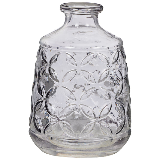 Patterned Glass Vase Medium Assorted