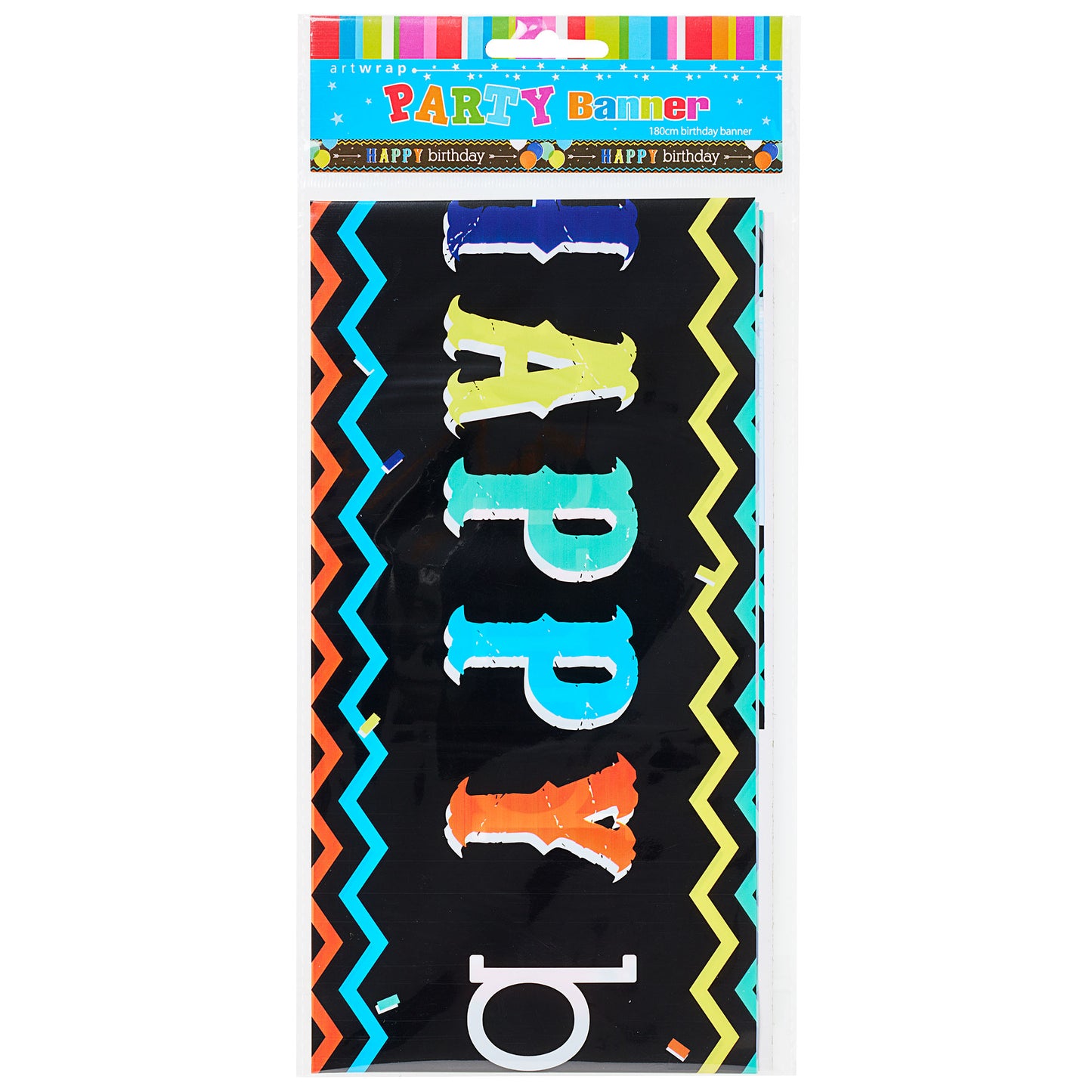 Banner Birthday Black