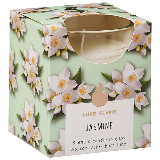 Scented Glass Candle Jasmin