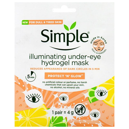 Simple Illuminating Under-Eye Hydrogel Mask 4g