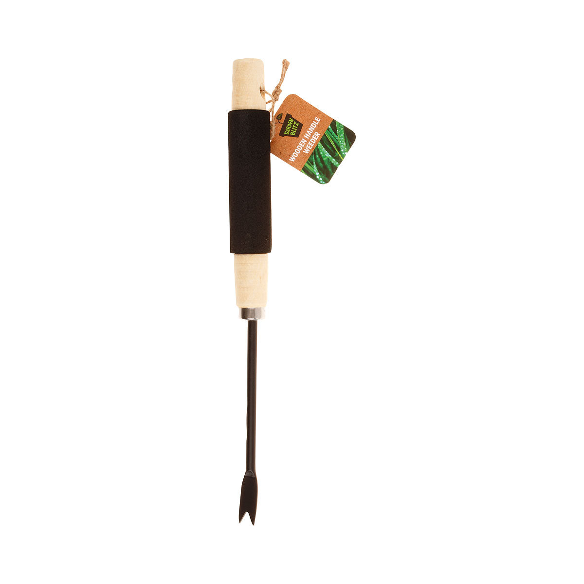 Wooden Handle Weeder with Foam Grip