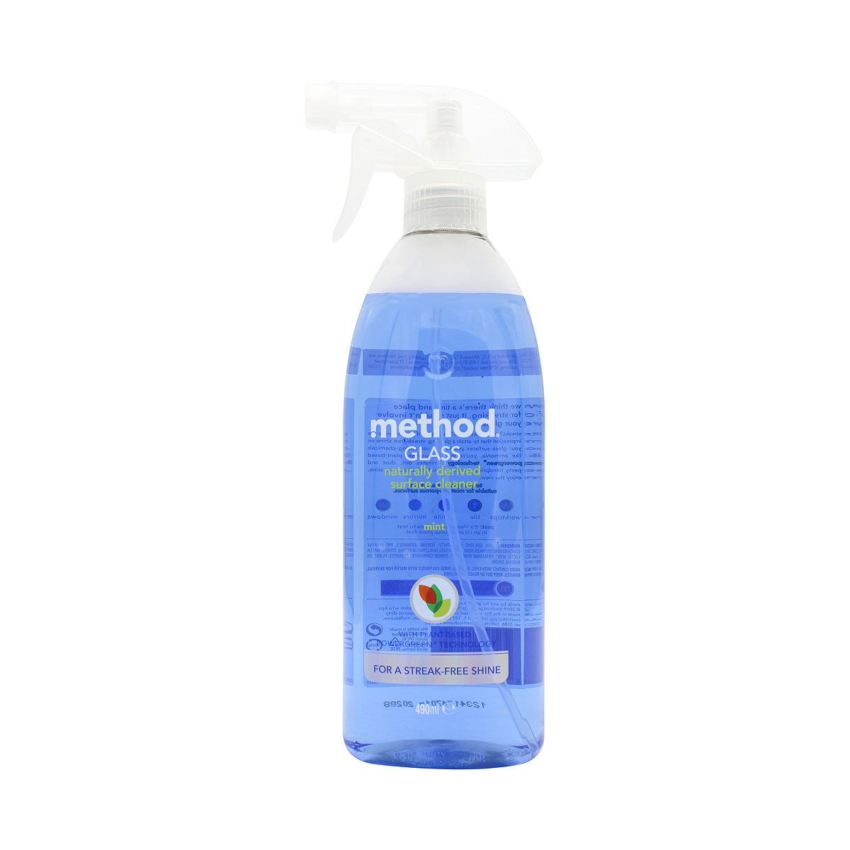 Method Glass Surface Cleaner Spray Mint 490mL The Reject Shop
