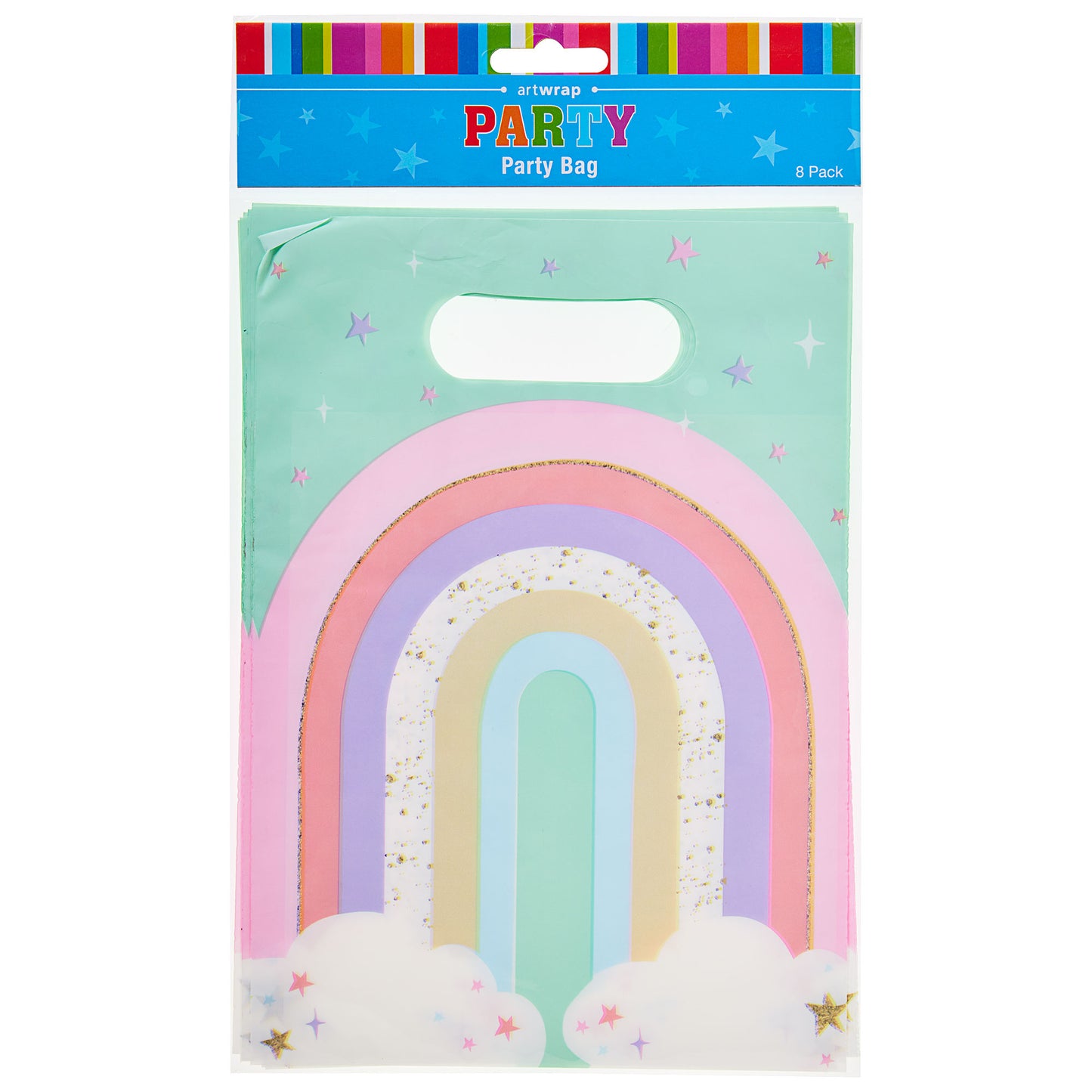 Party Bags Rainbow 8pk