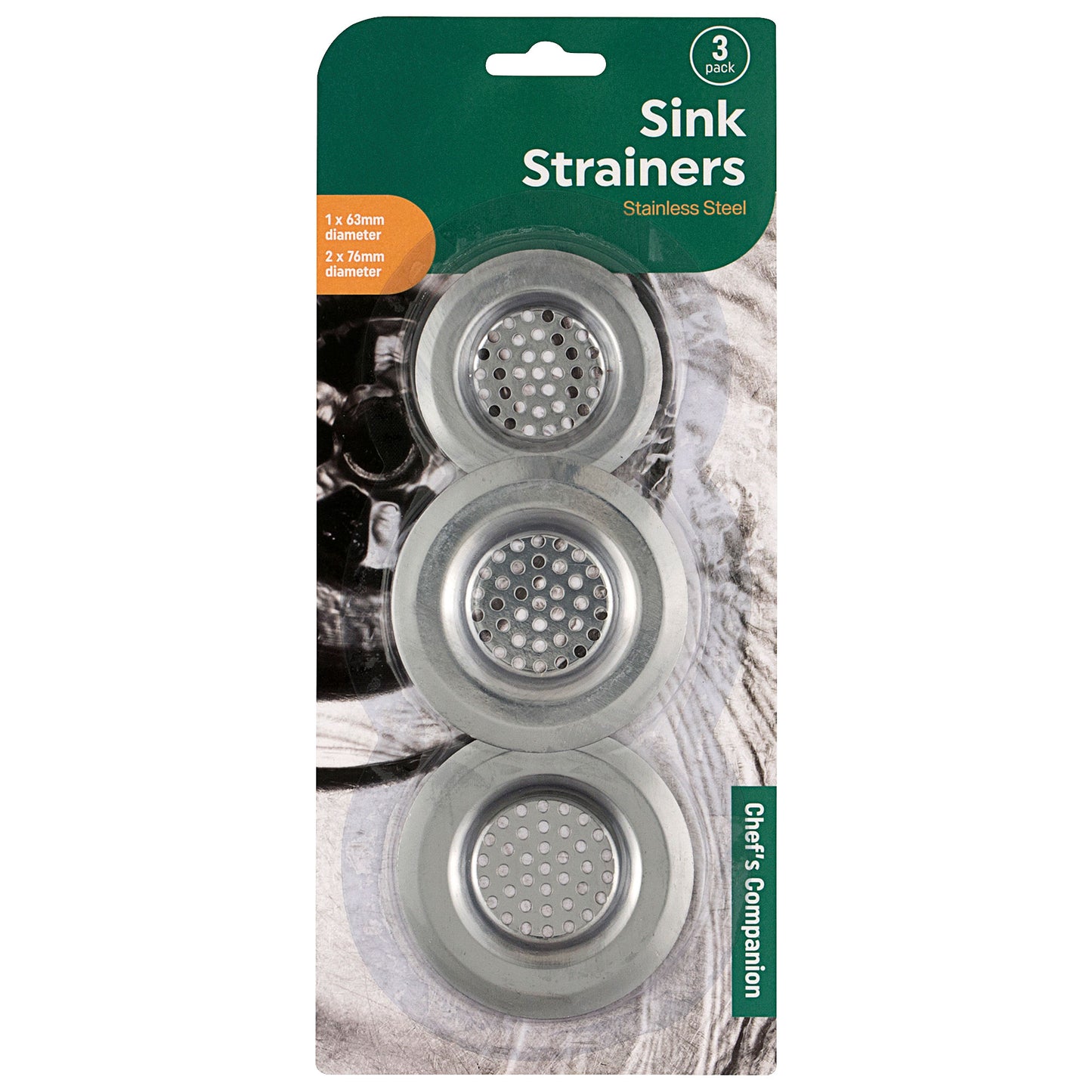 Sink Strainer 3pc Set