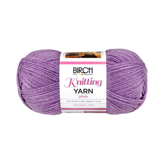 Birch Knitting Yarn Lilac 100g