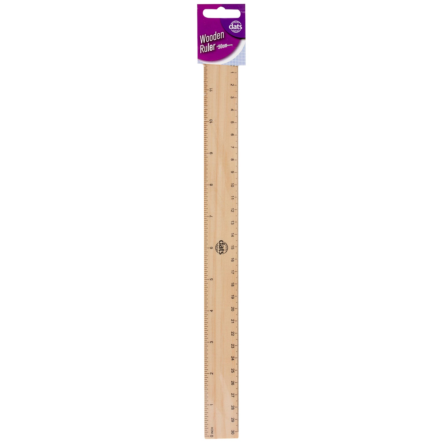 Wooden Ruler 30cm