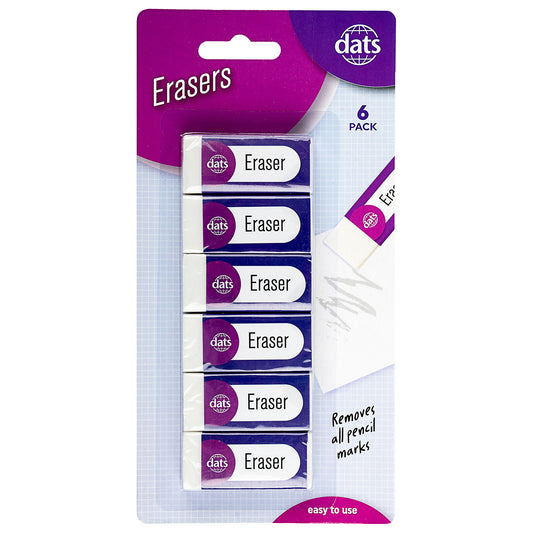 Eraser 6pk