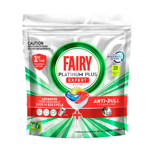 Fairy Tablets All-In-1 Platinum Plus Lemon 28pk