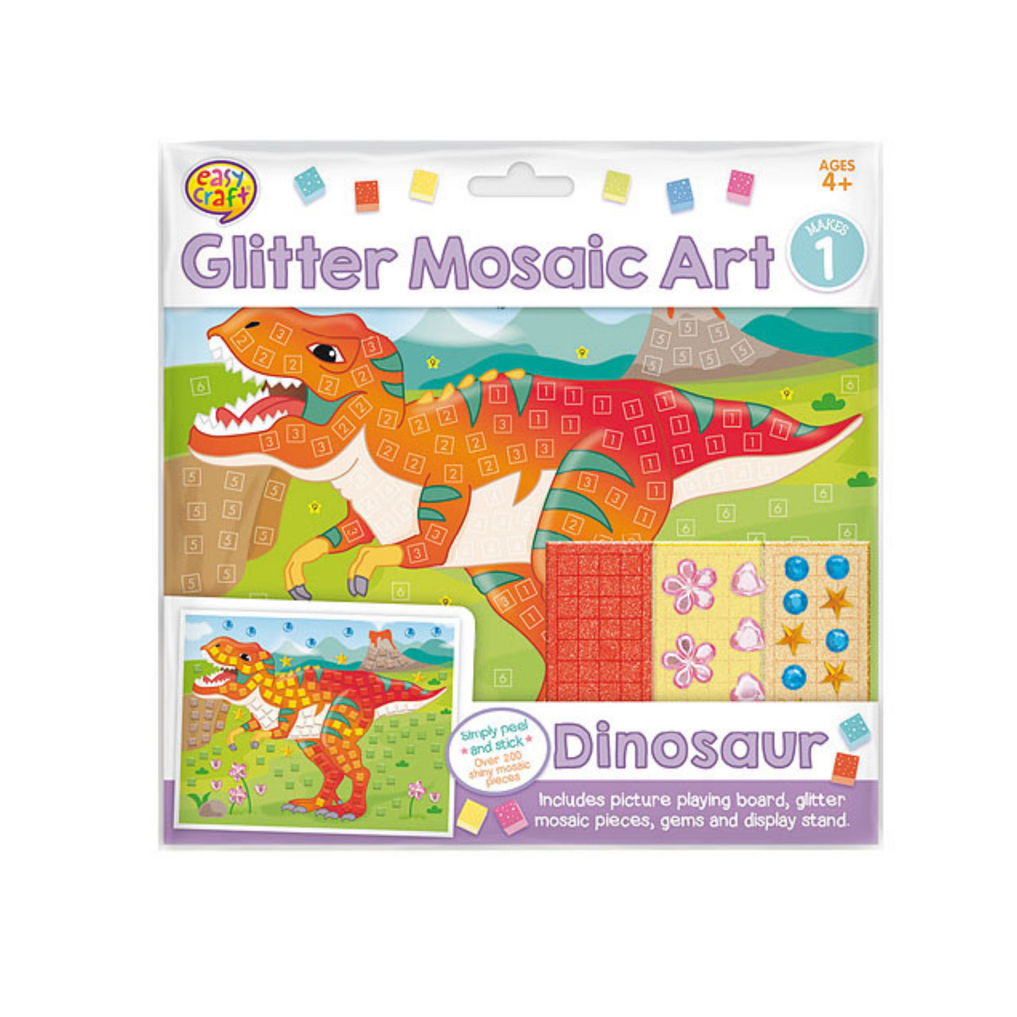 Glitter Mosaic Art Kit Assorted