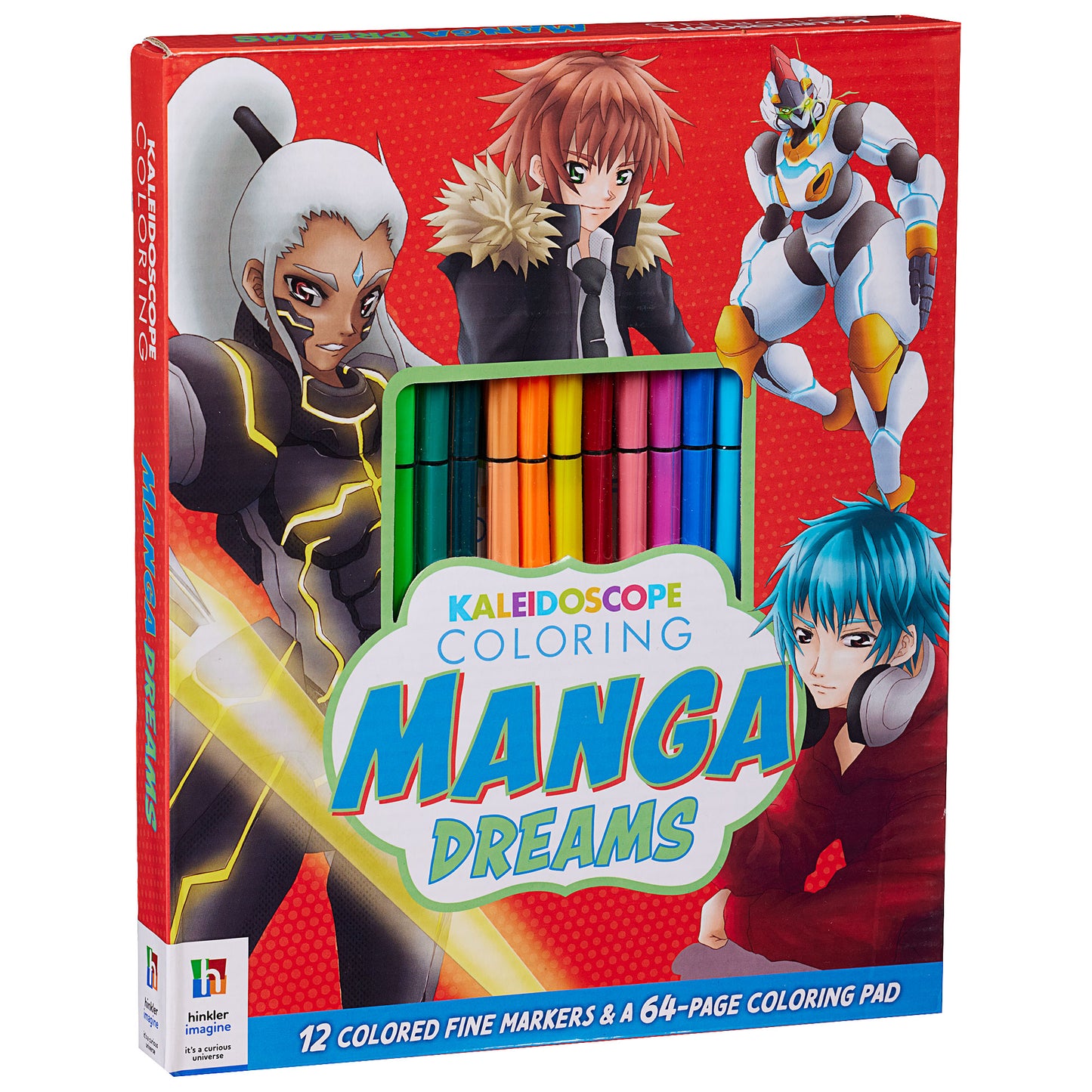 Kaleidoscope Colouring Kit: Manga Dreams