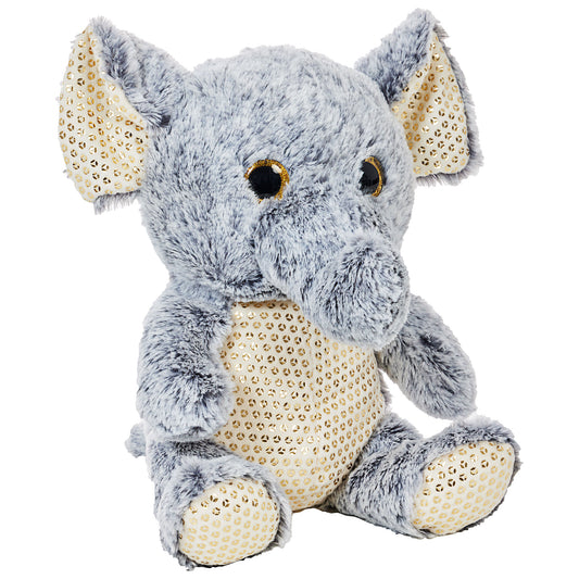 Plush Sitting Animal Glitter 25cm