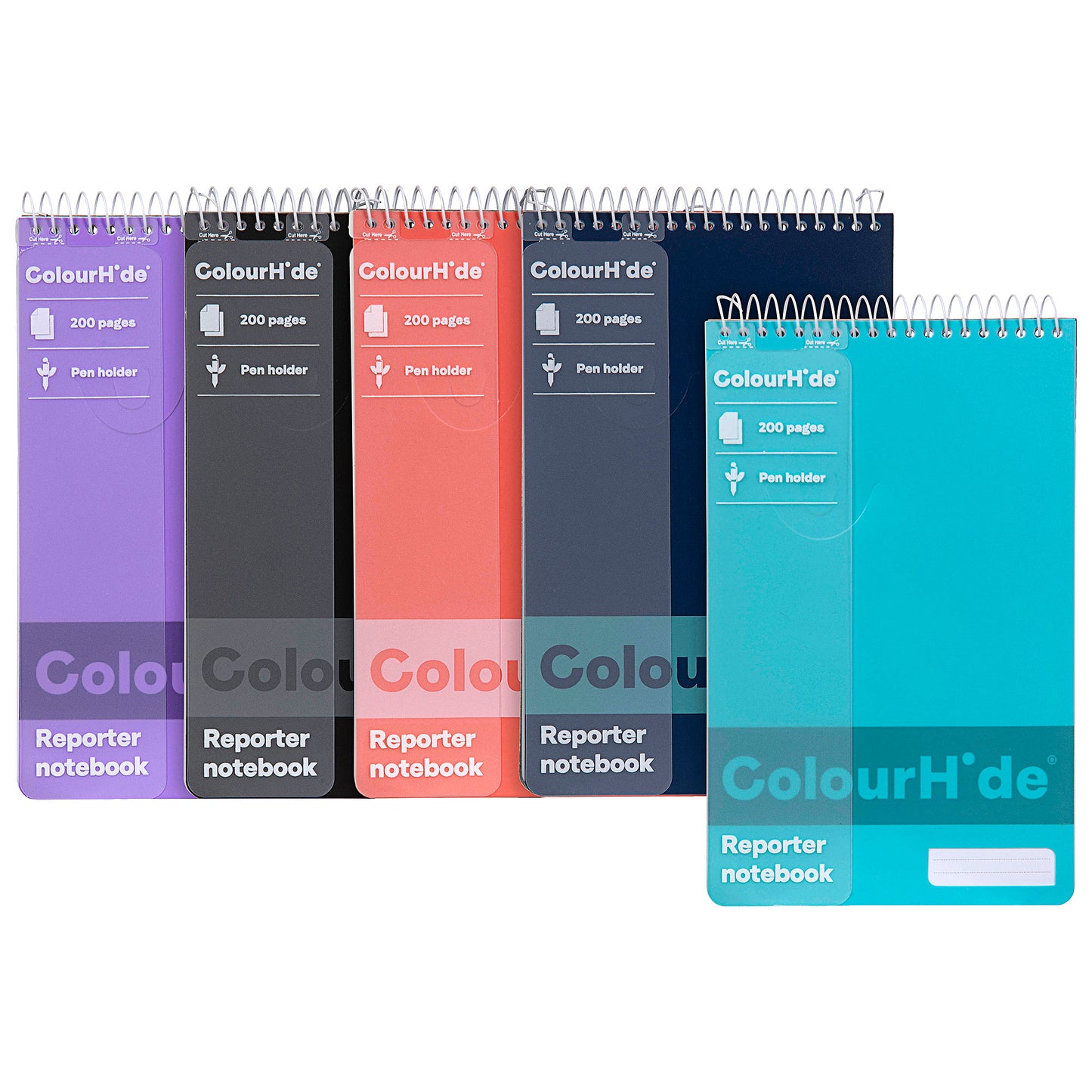 200pg Reporter Notebook Assorted