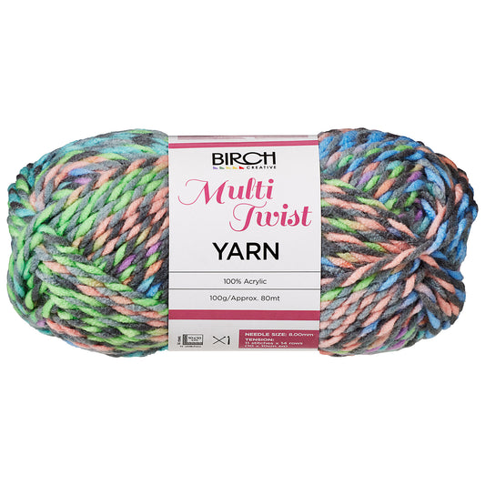 Birch Multi Twist Yarn 100g Pastel