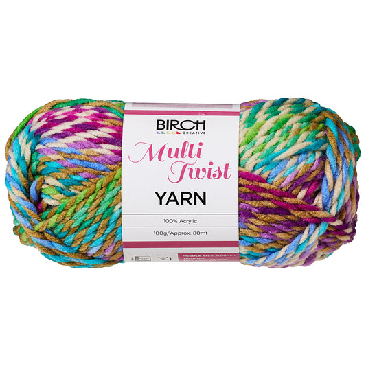 Birch Multi Twist Yarn 100g Spring