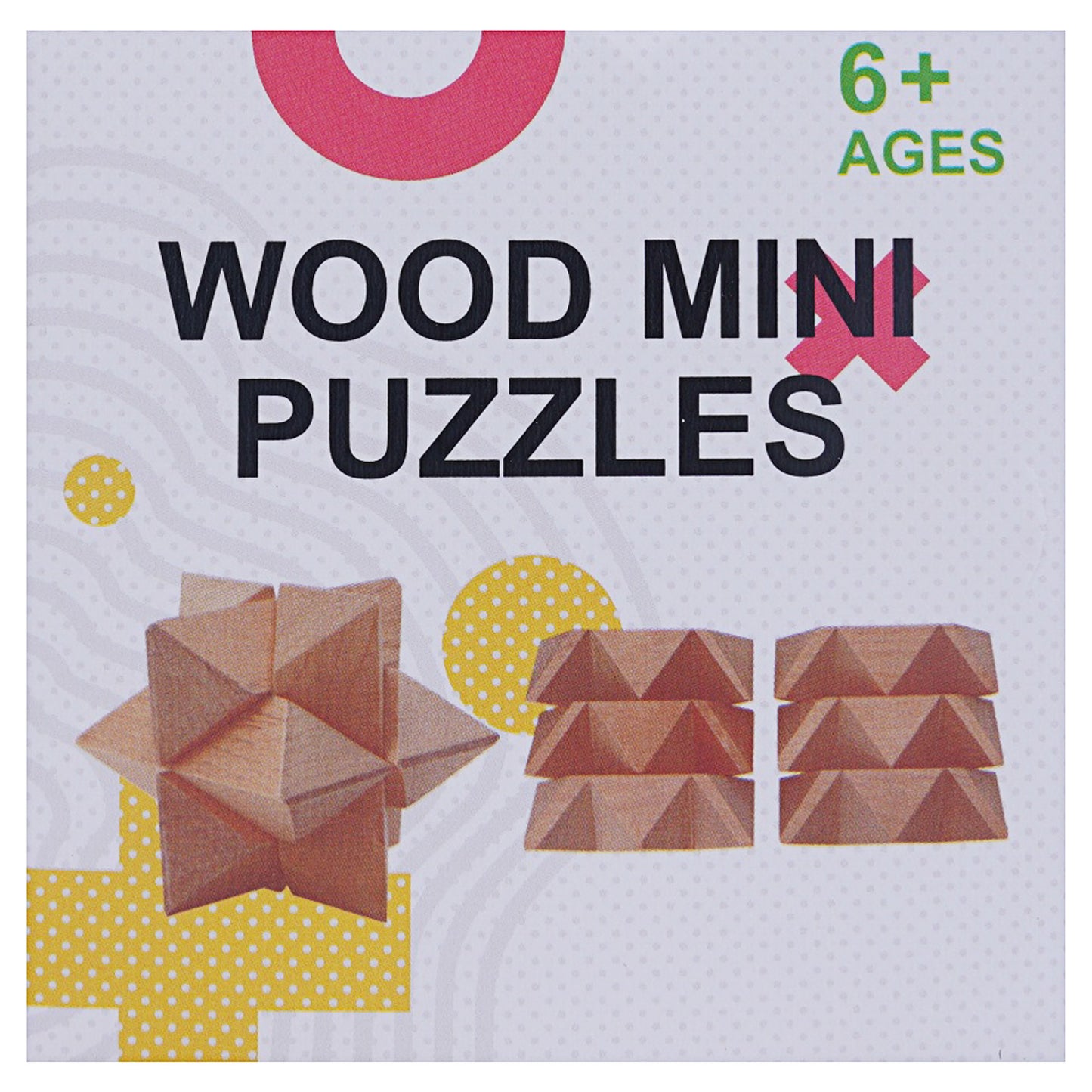 Wood Mini Puzzles Assorted