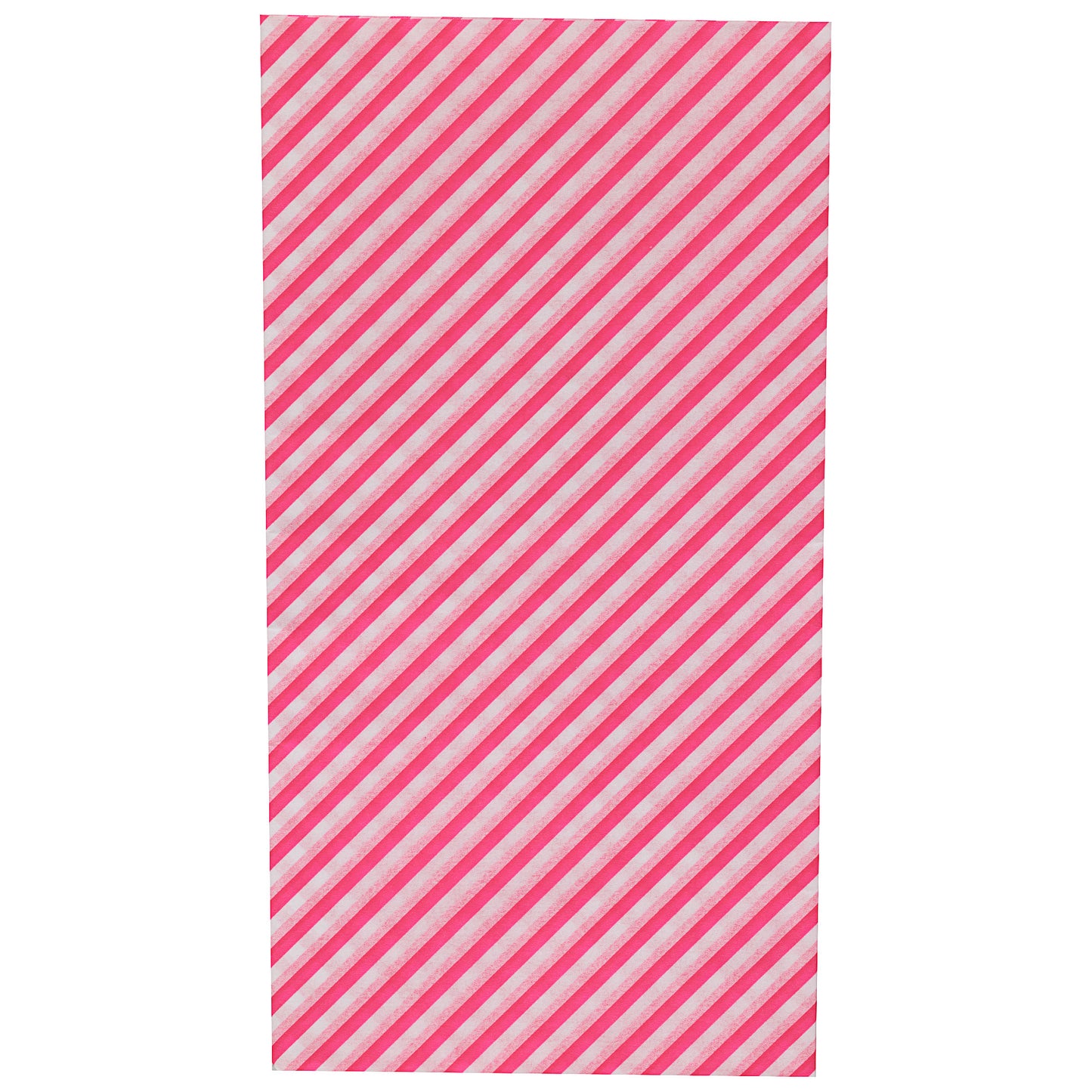 Printed Tissue Wrap Stripe Neon Pink