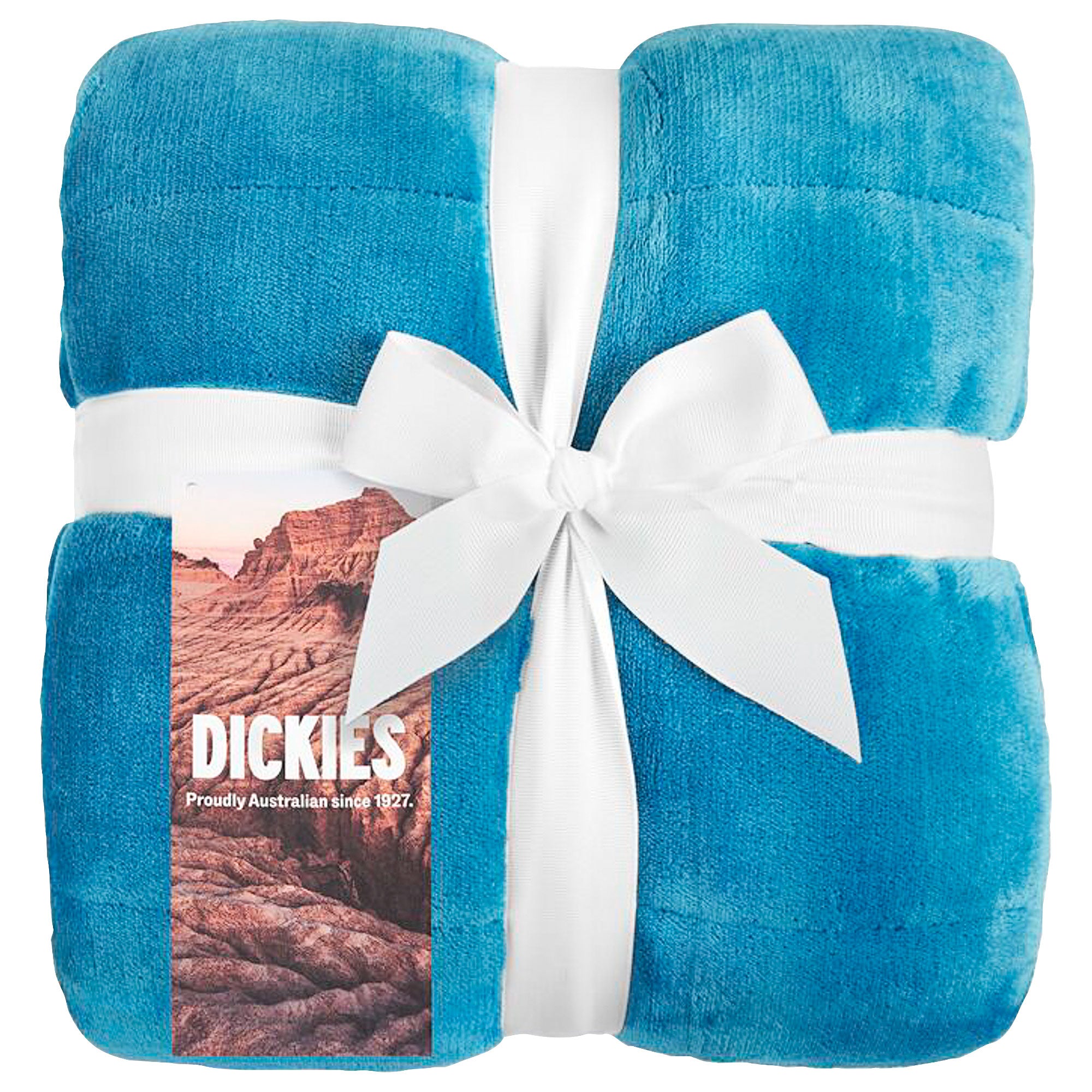 Dickies Reversible Sherpa Throw Blue The Reject Shop