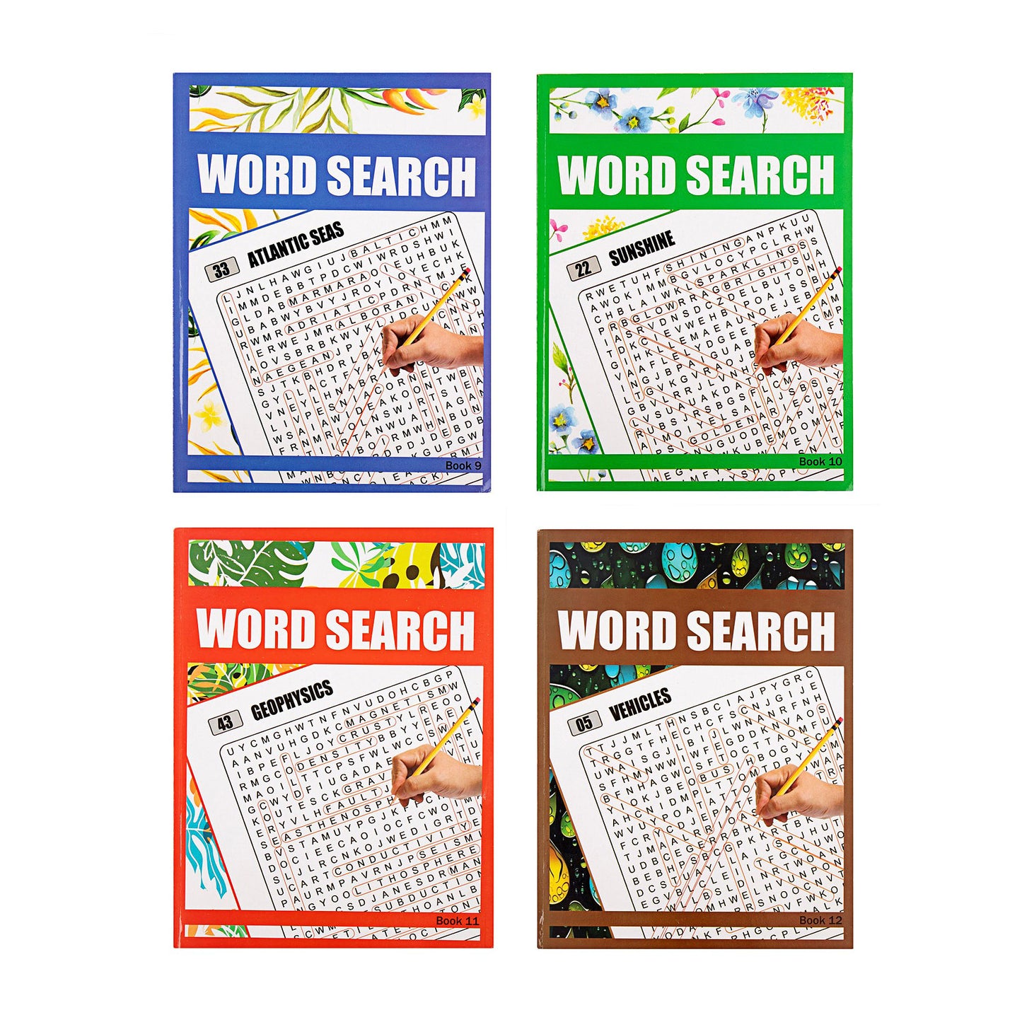 Word Search Book A4 48pg Assorted