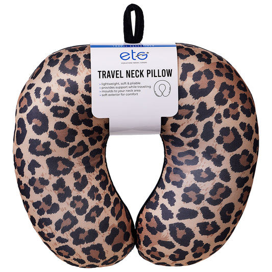 Travel Neck Pillow Leopard