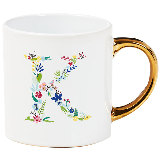 Garland Letter 'K' Mug 390mL