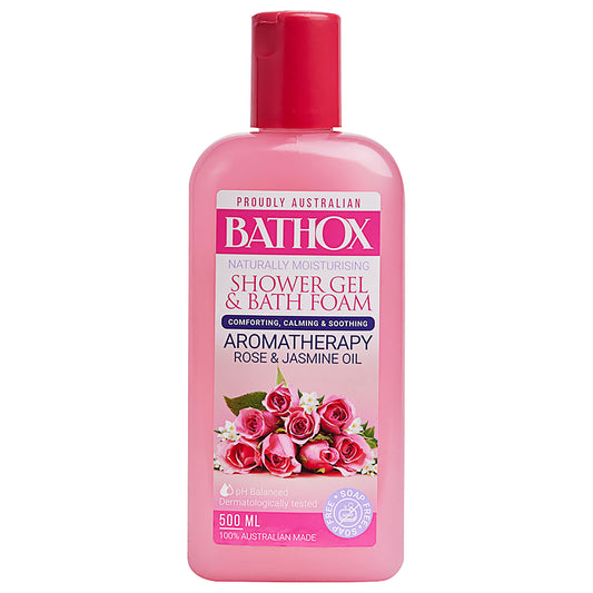 Bathox Rose & Jasmine Oil Shower Gel 500mL