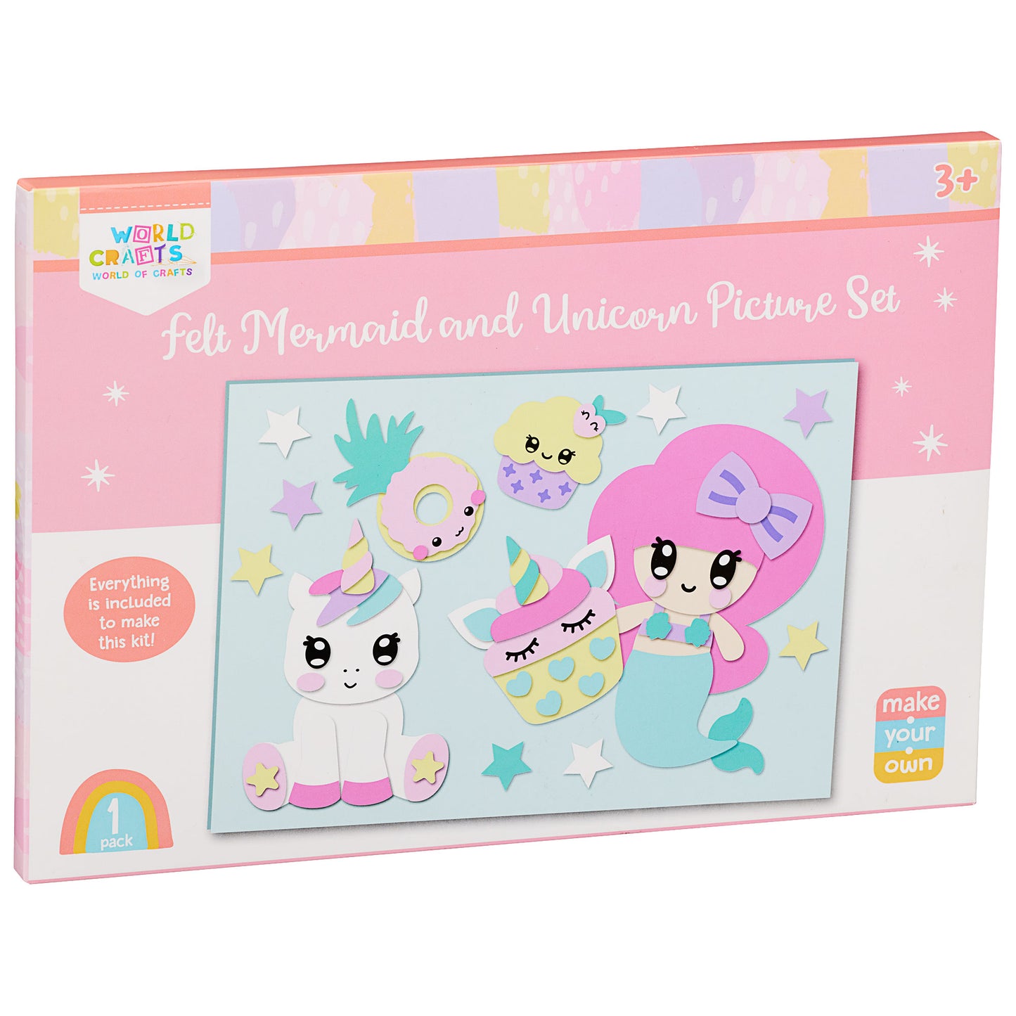 Felt Picture Play Set Mermaid & Unicorn