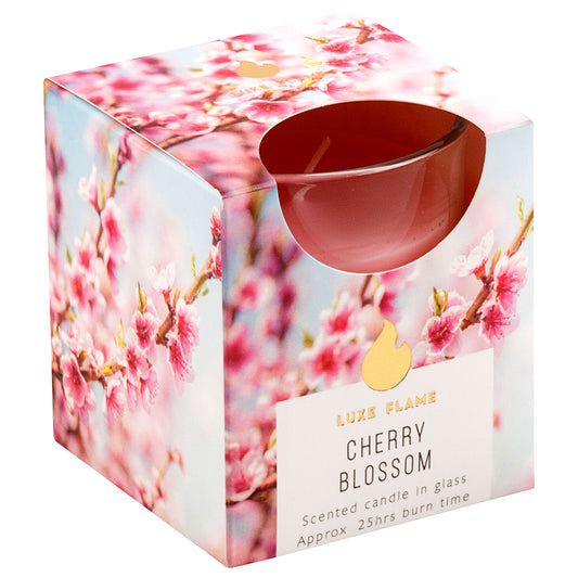 Scented Glass Candle Cherry Blossom 7x8cm