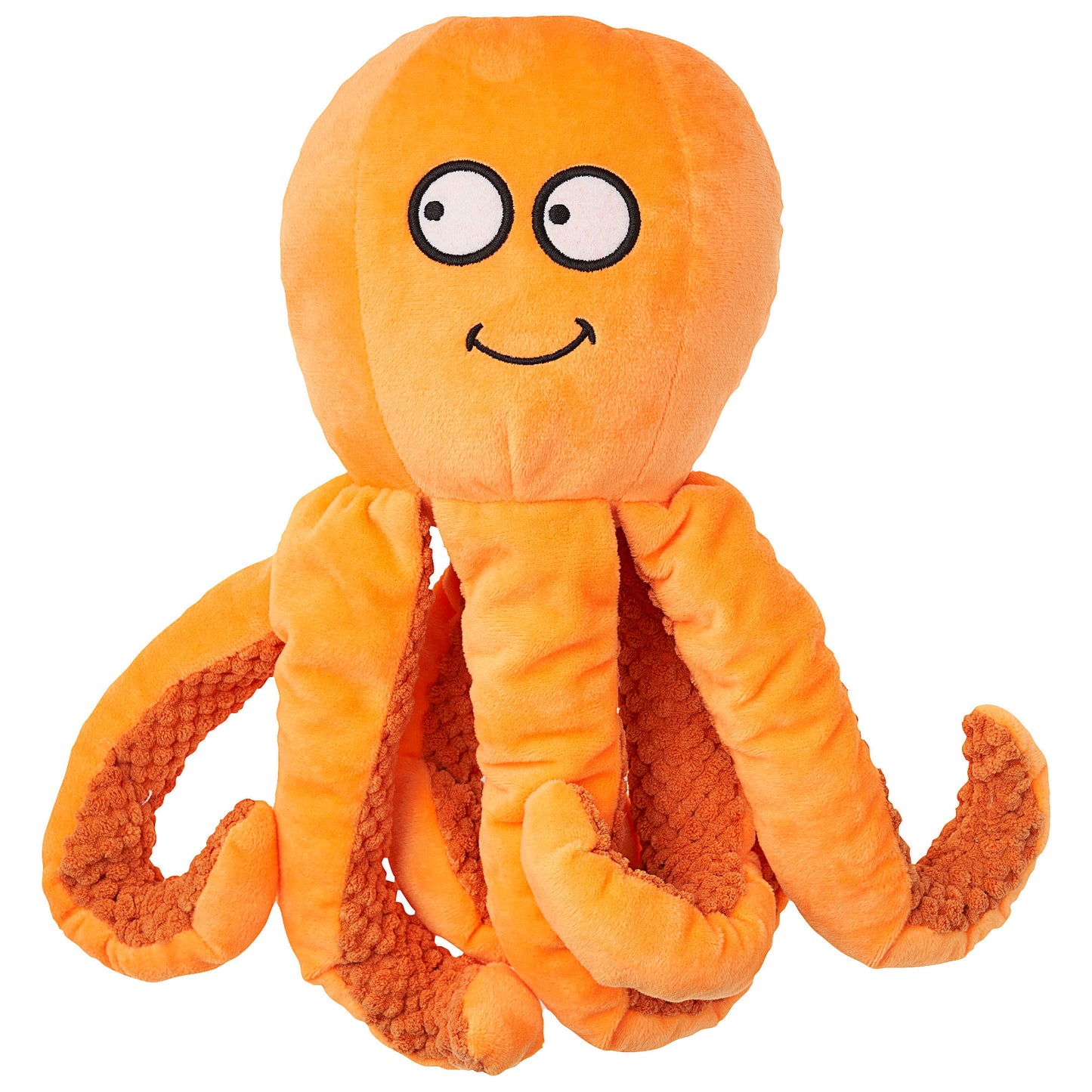 Squeaky Plush Pet Toy Octopus 42cm Assorted