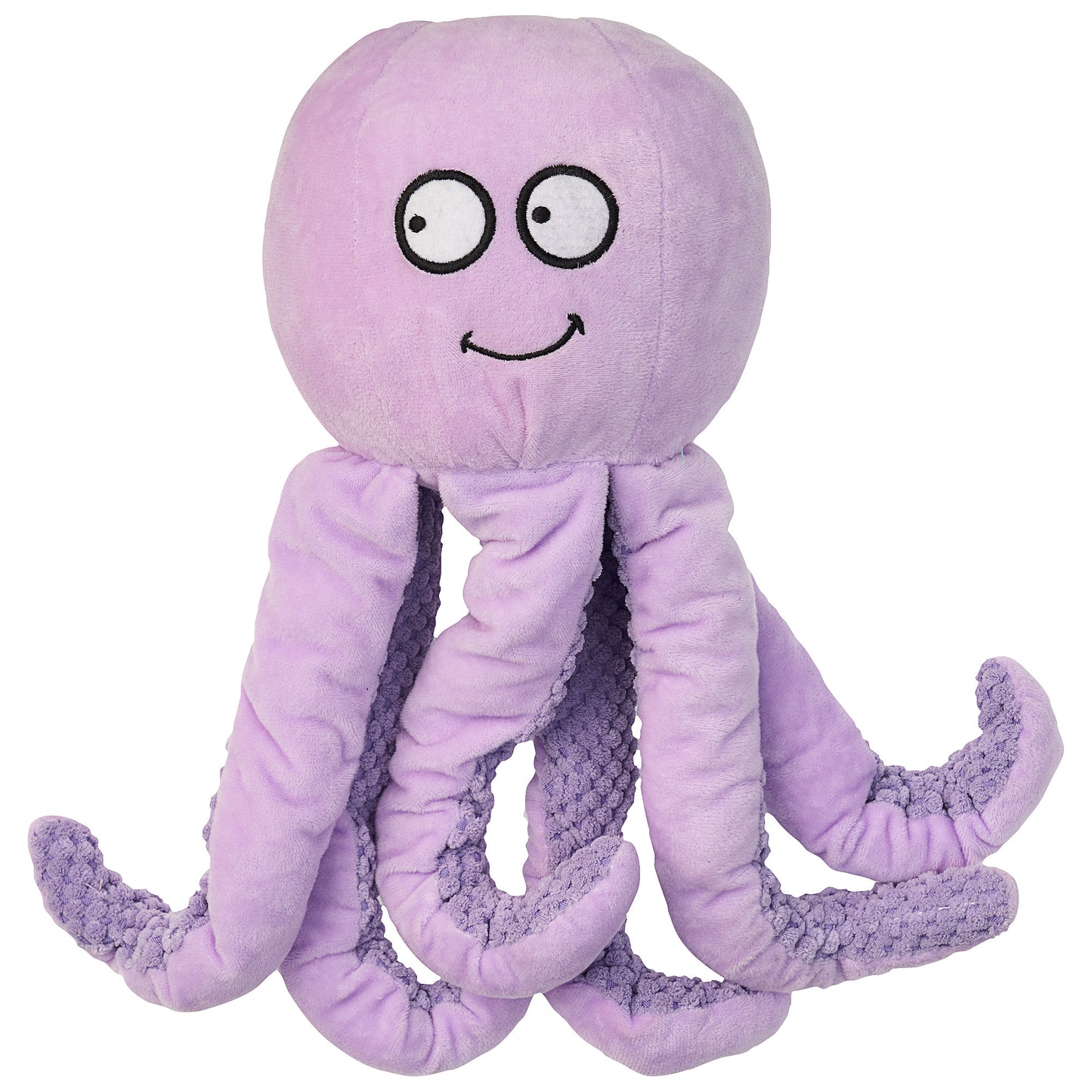 Squeaky Plush Pet Toy Octopus 42cm Assorted