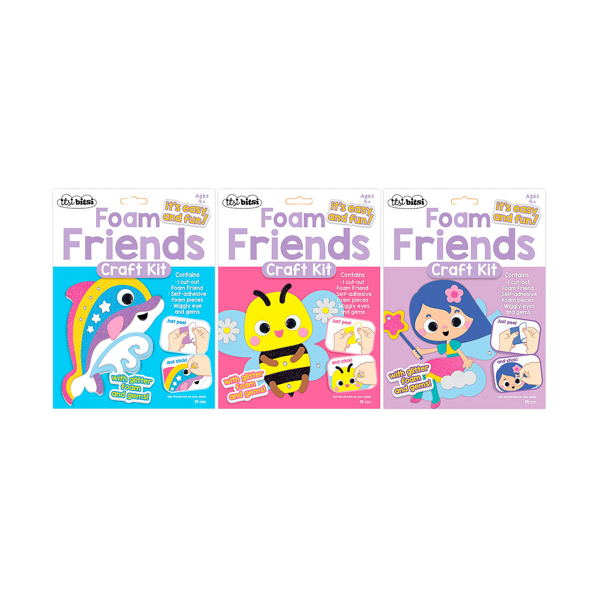 Foam Friends Craft Kit Assorted