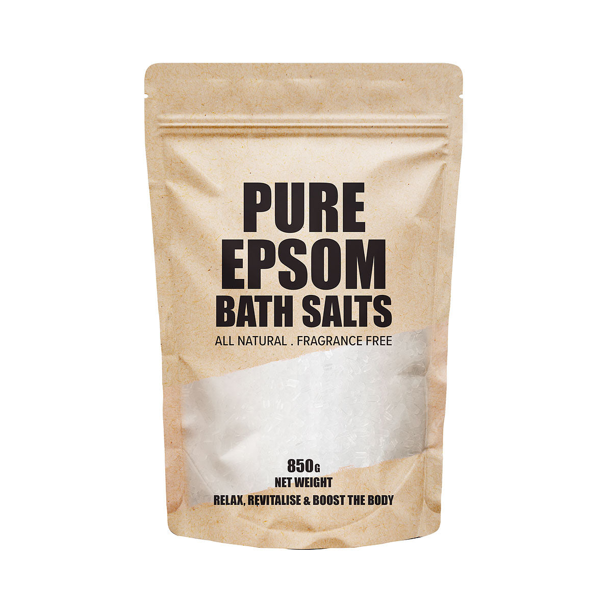 Pure Epsom Bath Salts 850g