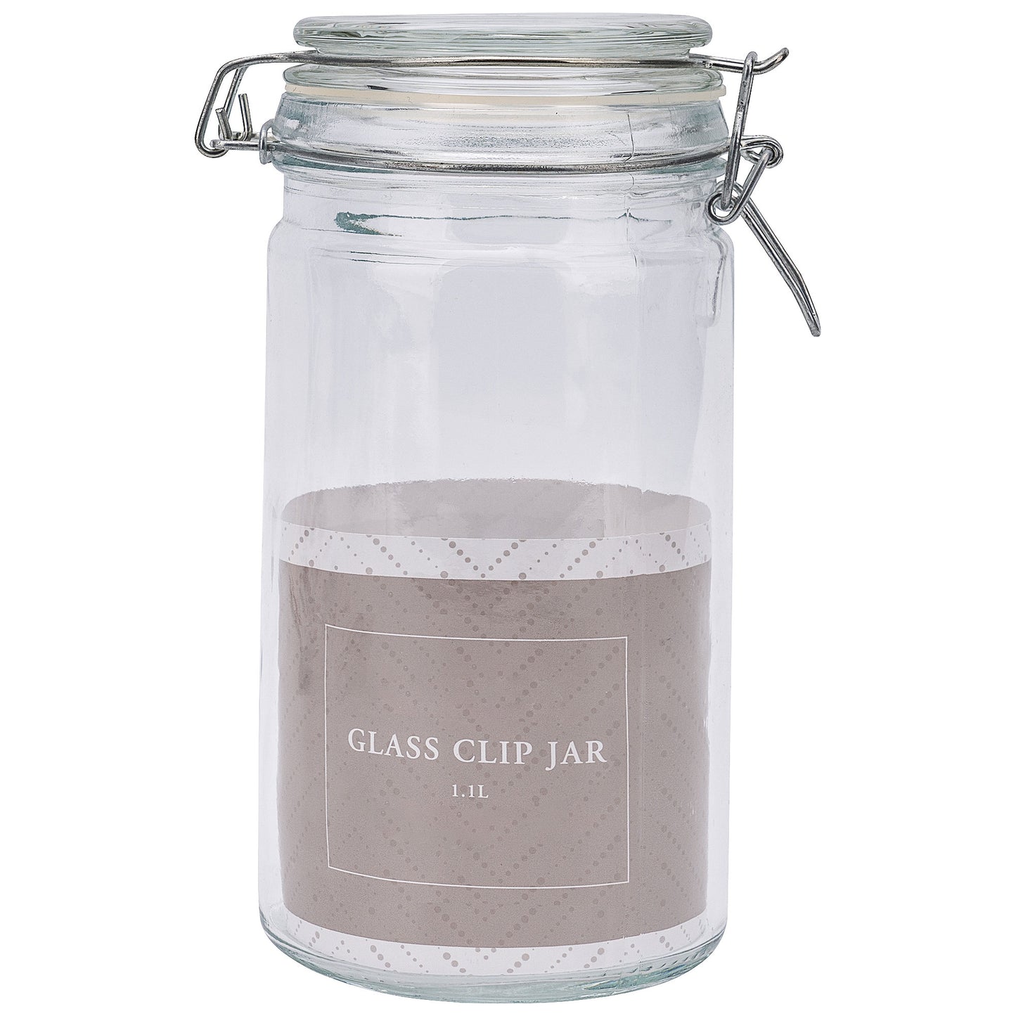 Glass Clip Jar 1.1L