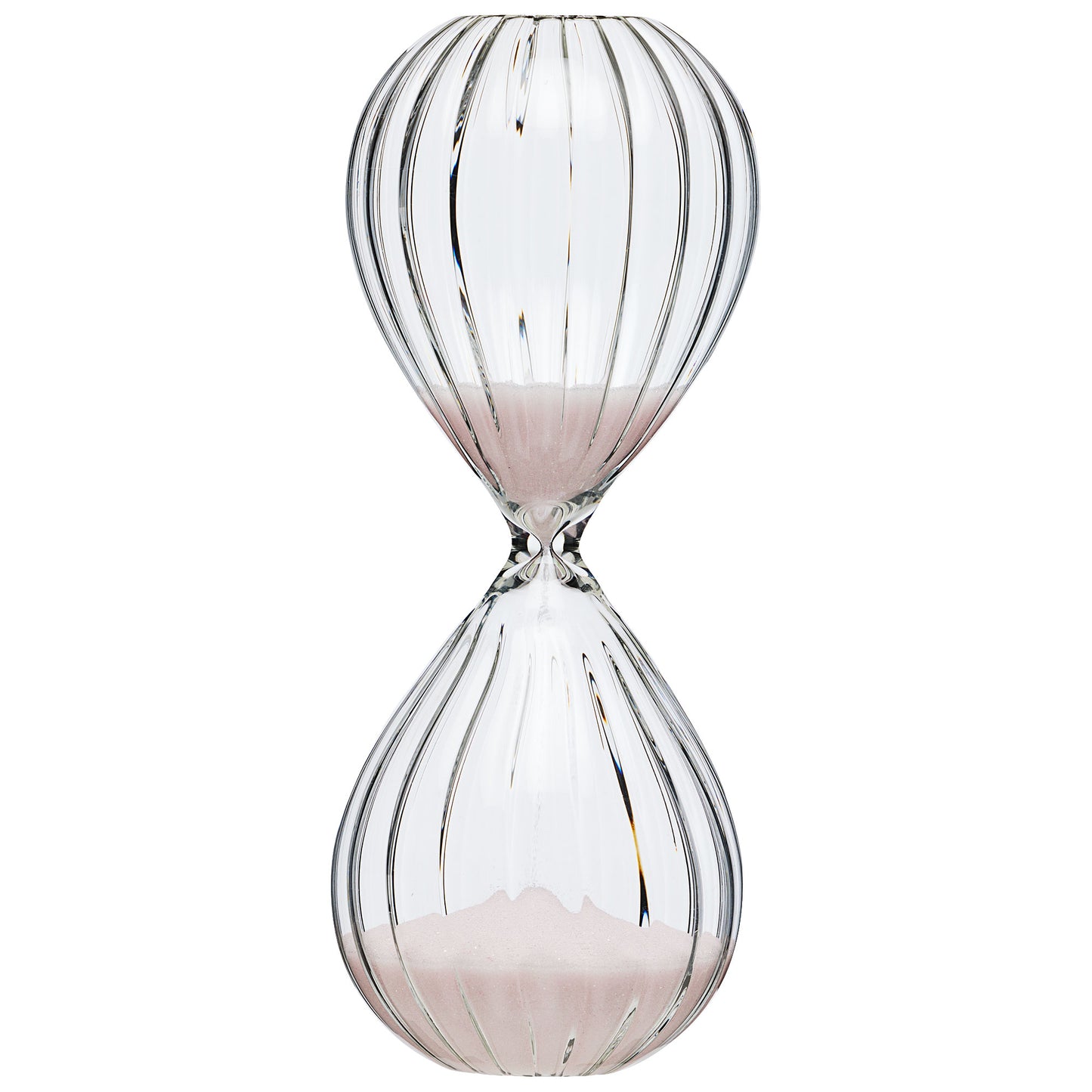 Hourglass Ribbed Pink/White