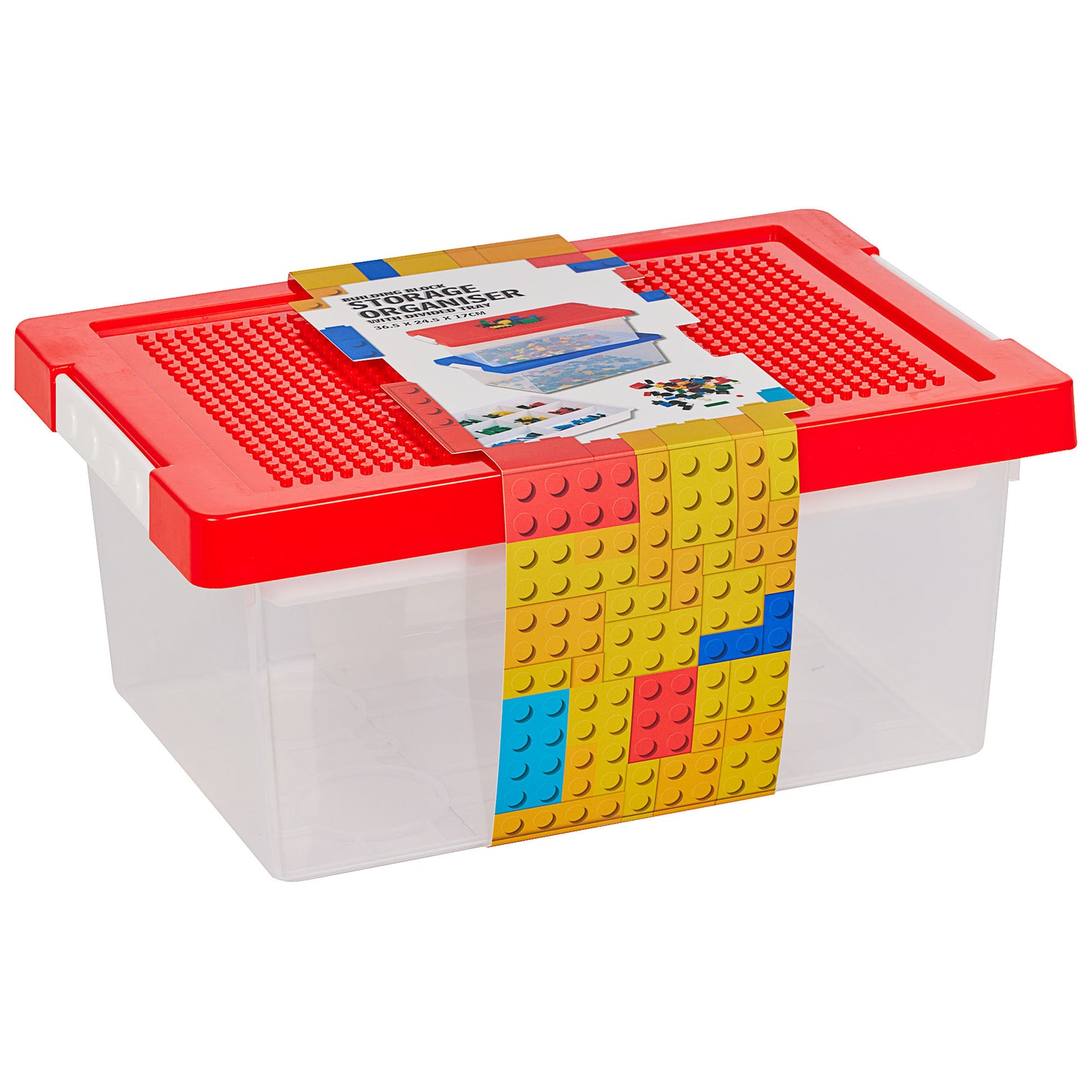 Building Block Storage Organiser Large Asst