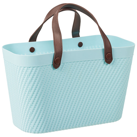 Shopping Basket Aqua Large