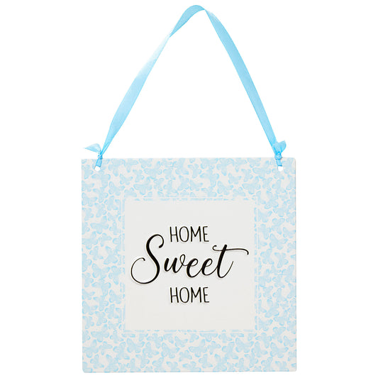 Pressed Tin Home Sweet Hanging Plaque