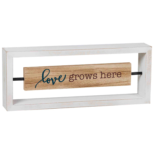 Spin Block Love Grows Table Top