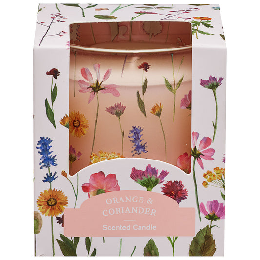 Meadow Floral Decal Candle Boxed Assorted