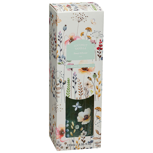 Meadow Floral Decal Diffuser 120mL Assorted