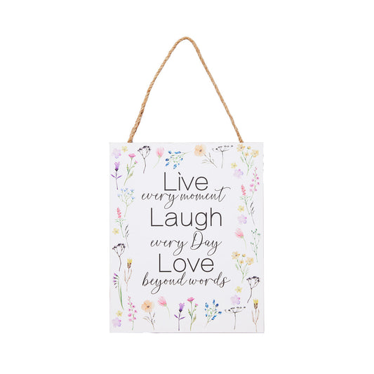 Live Laugh Love/Family Hanging Plaque