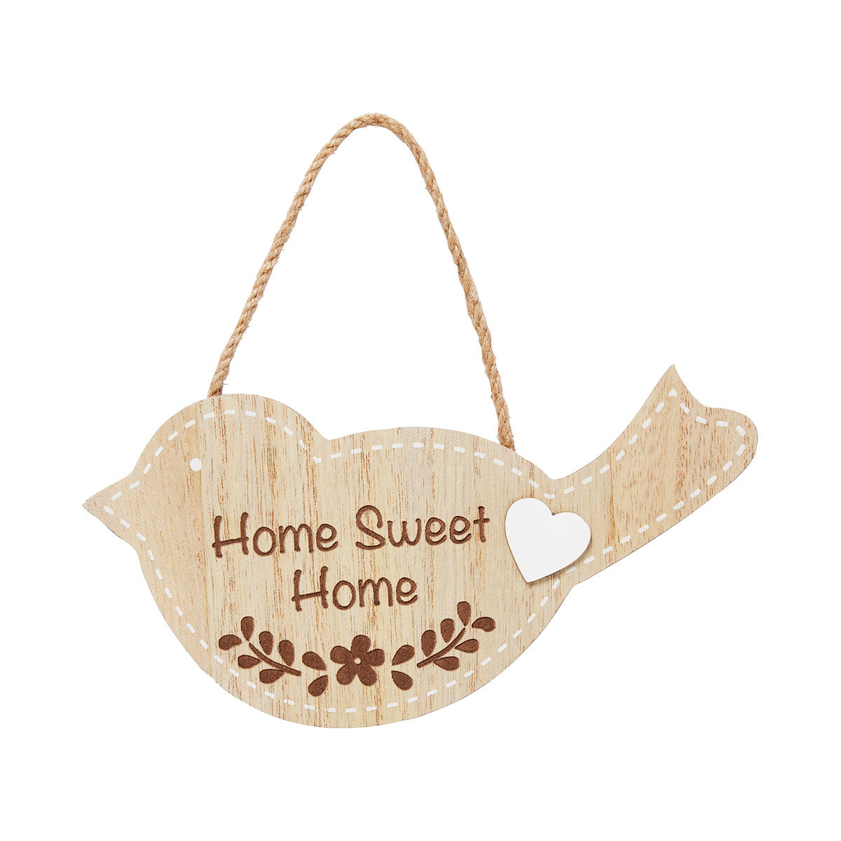 Home Sweet Home Bird Hanging Plaque