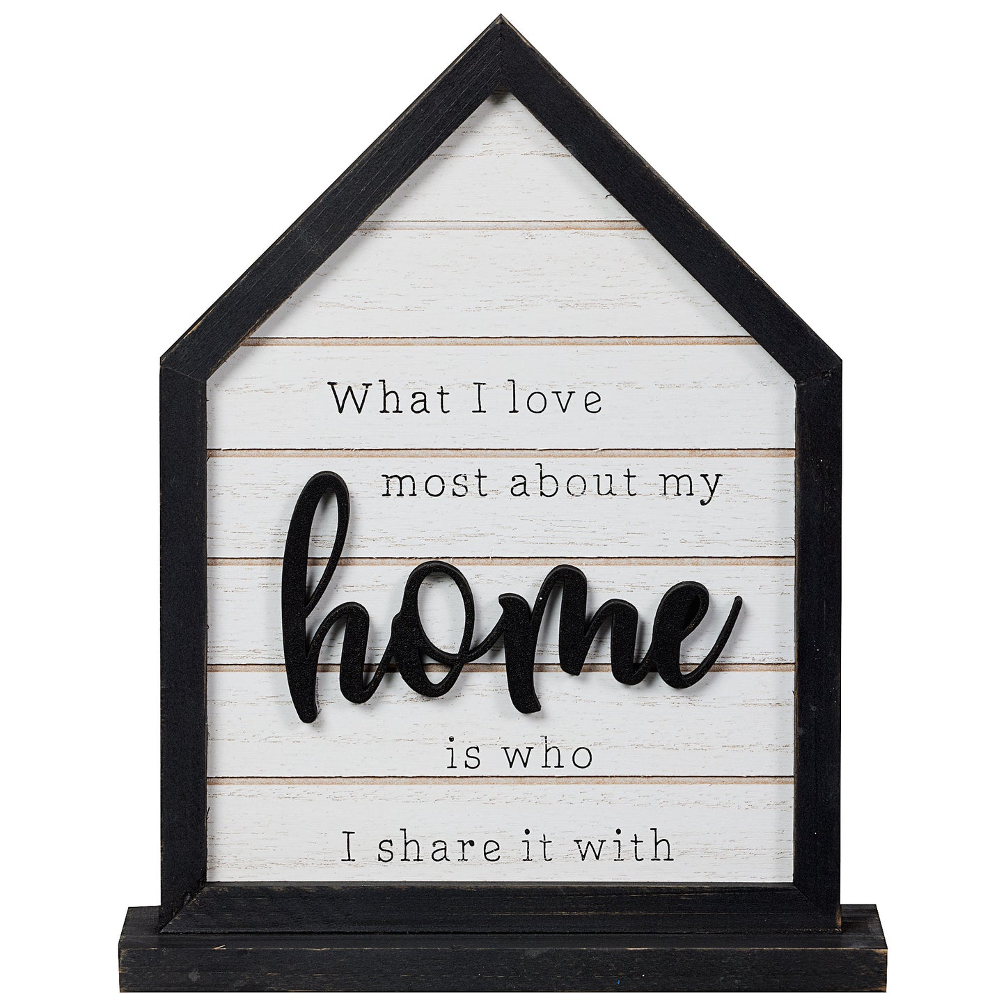 House Shape Sign Table Top Assorted