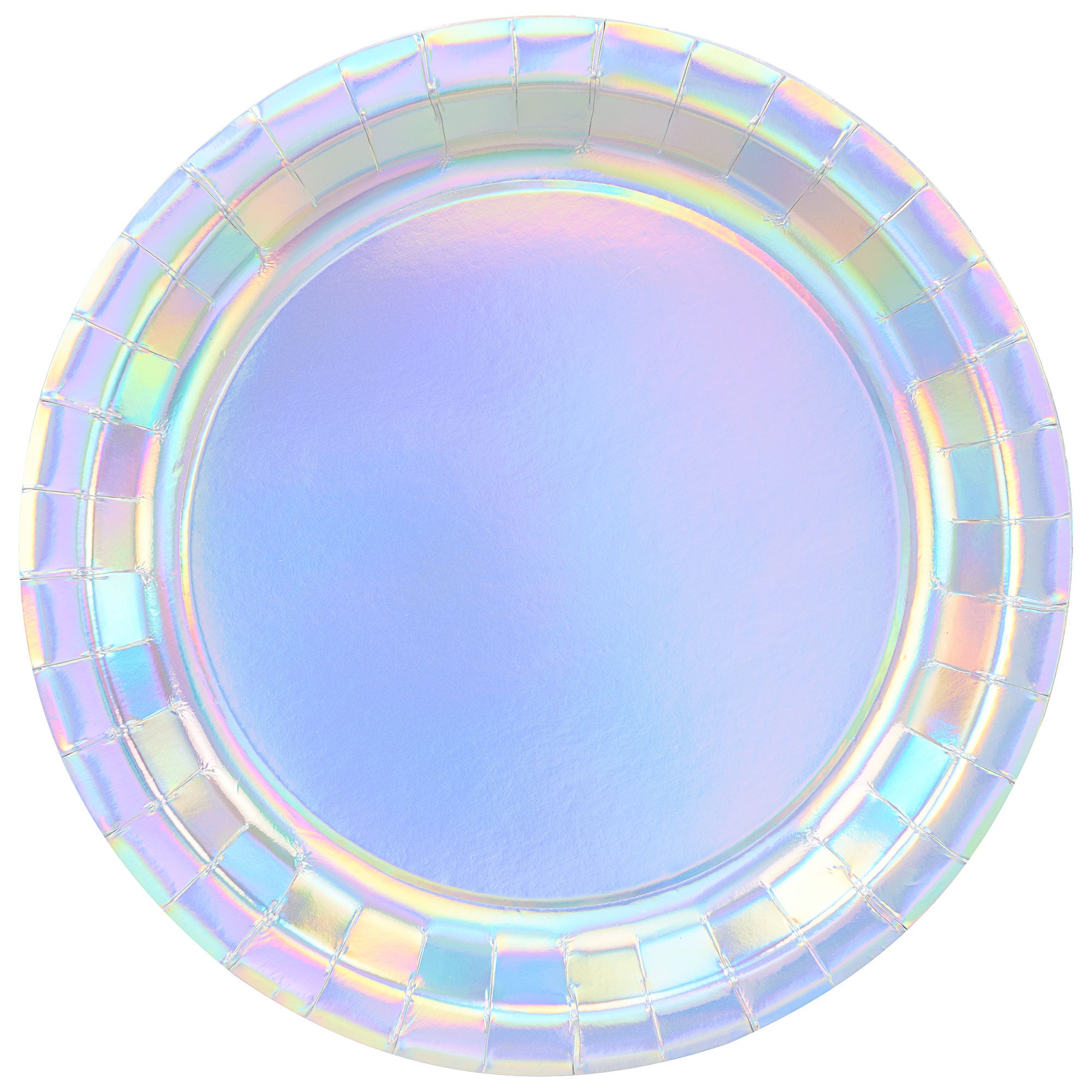 Holographic Plate 23cm 16pk The Reject Shop