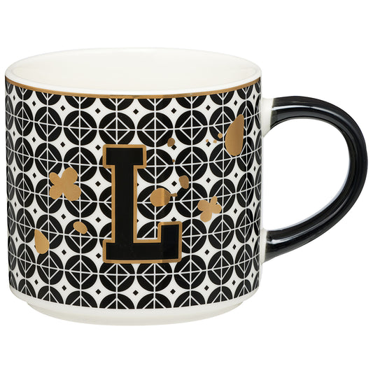 Modern Letter L Mug 340mL
