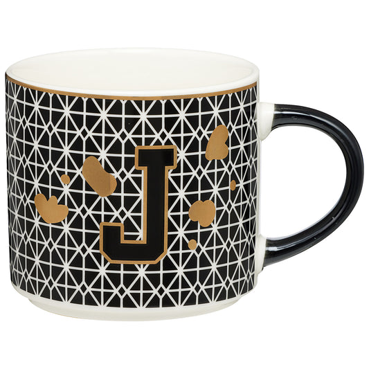Modern Letter J Mug 340mL