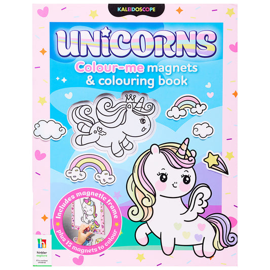 Colour Me Magnets & Colouring Book Magical Unicorns