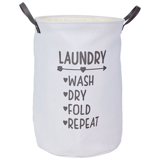 Laundry Day Round Laundry Hamper