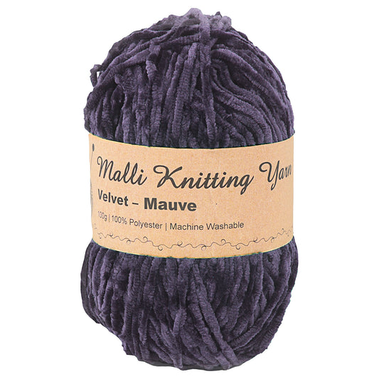 Mauve Velvet Yarn 100g