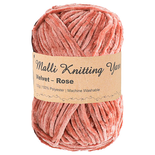 Rose Velvet Yarn 100g